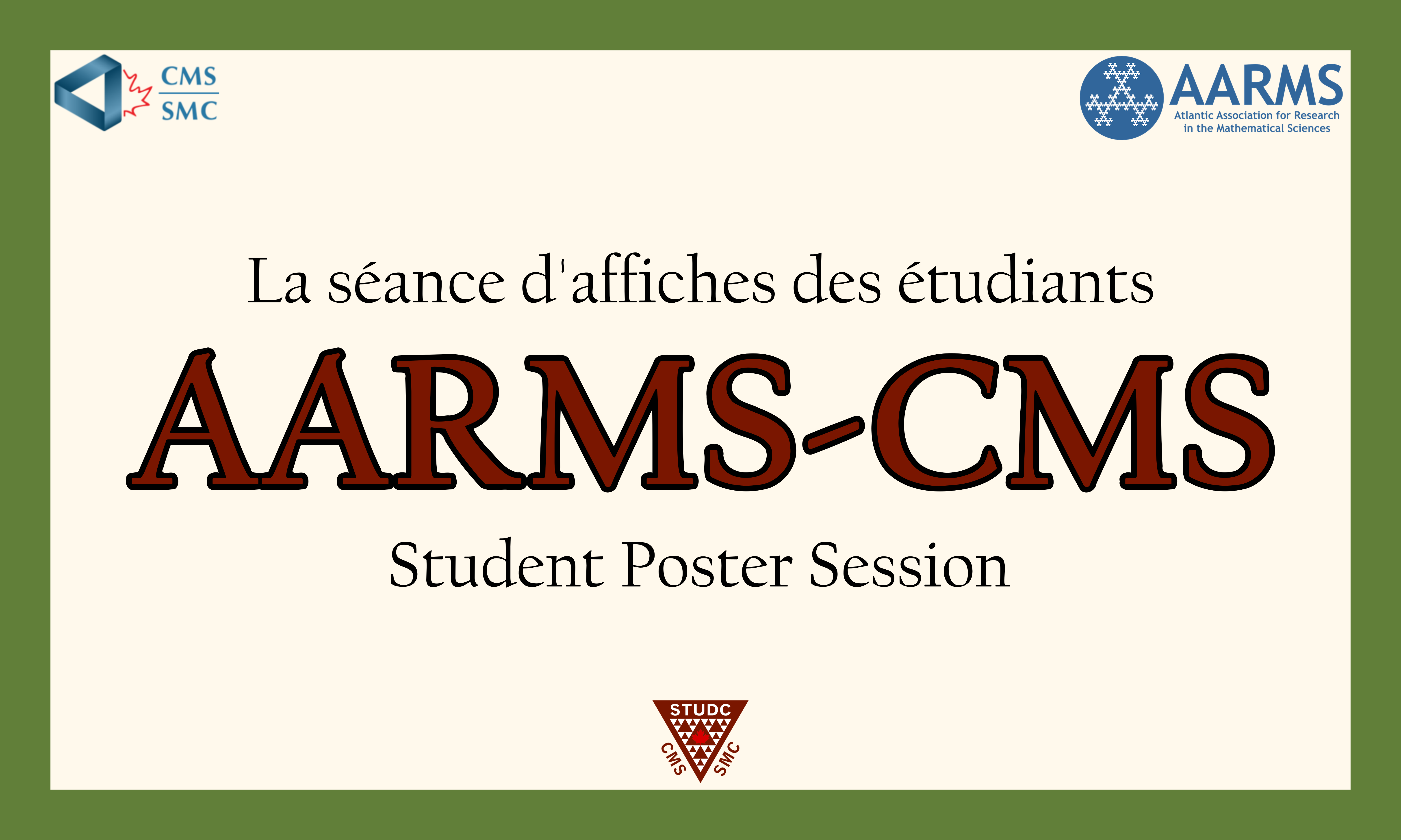 AARMS-CMS Student Poster Session Winners